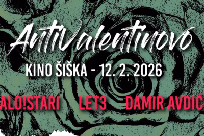 AntiValentinovo: rock terapija v Kinu Šiška