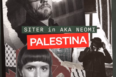 Siter in AKA Neomi s skupno pesmijo Palestina: »Molk ni nevtralna pozicija«